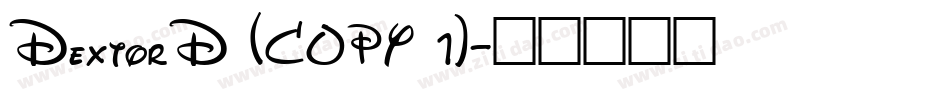 DextorD (COPY 1)字体转换